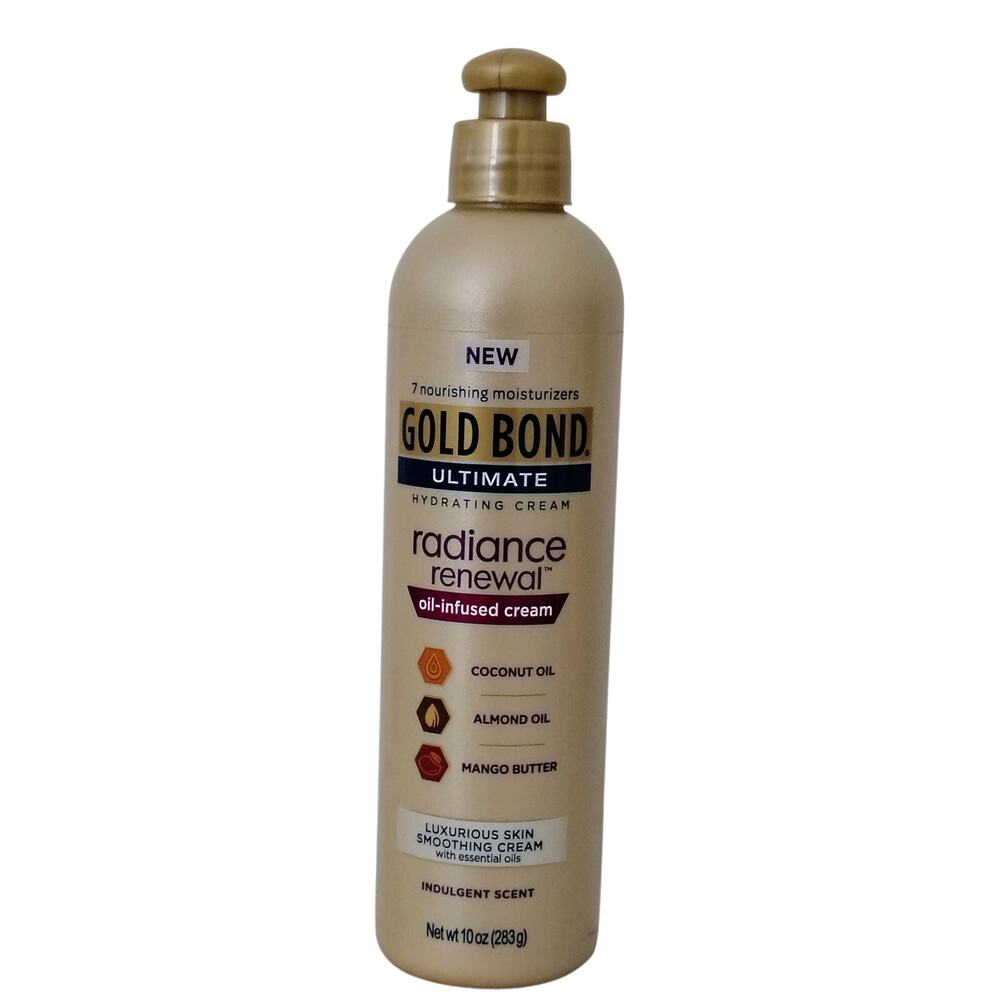 Gold Bond Radiance Hydrating Cream Coconut Argan Oil Infused Mango Butter 10 oz